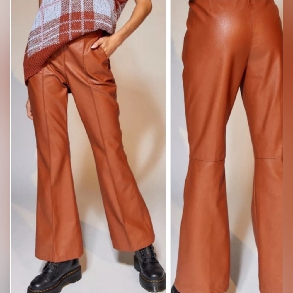 NWOT URBAN OUTFITTERS High Rise Faux Leather Pants size 12